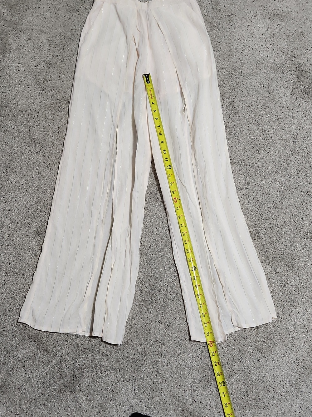 Beach Bunny Eastyn Top (Medium) and Ramsey Pant (Small) Set in Metallic Stripe - Picture 9 of 10